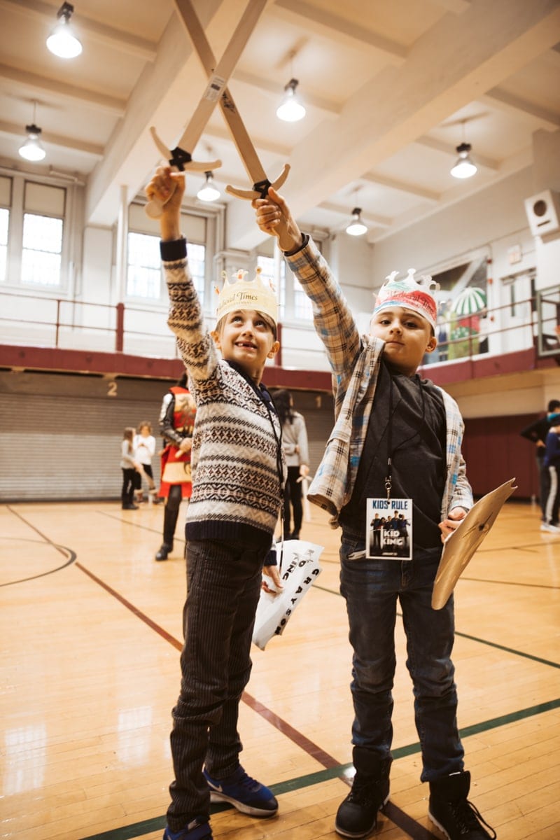 sword fighting the kid who would be king