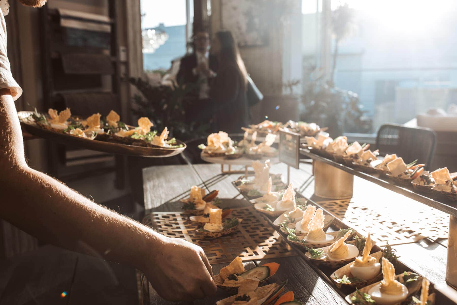 table of appetizers