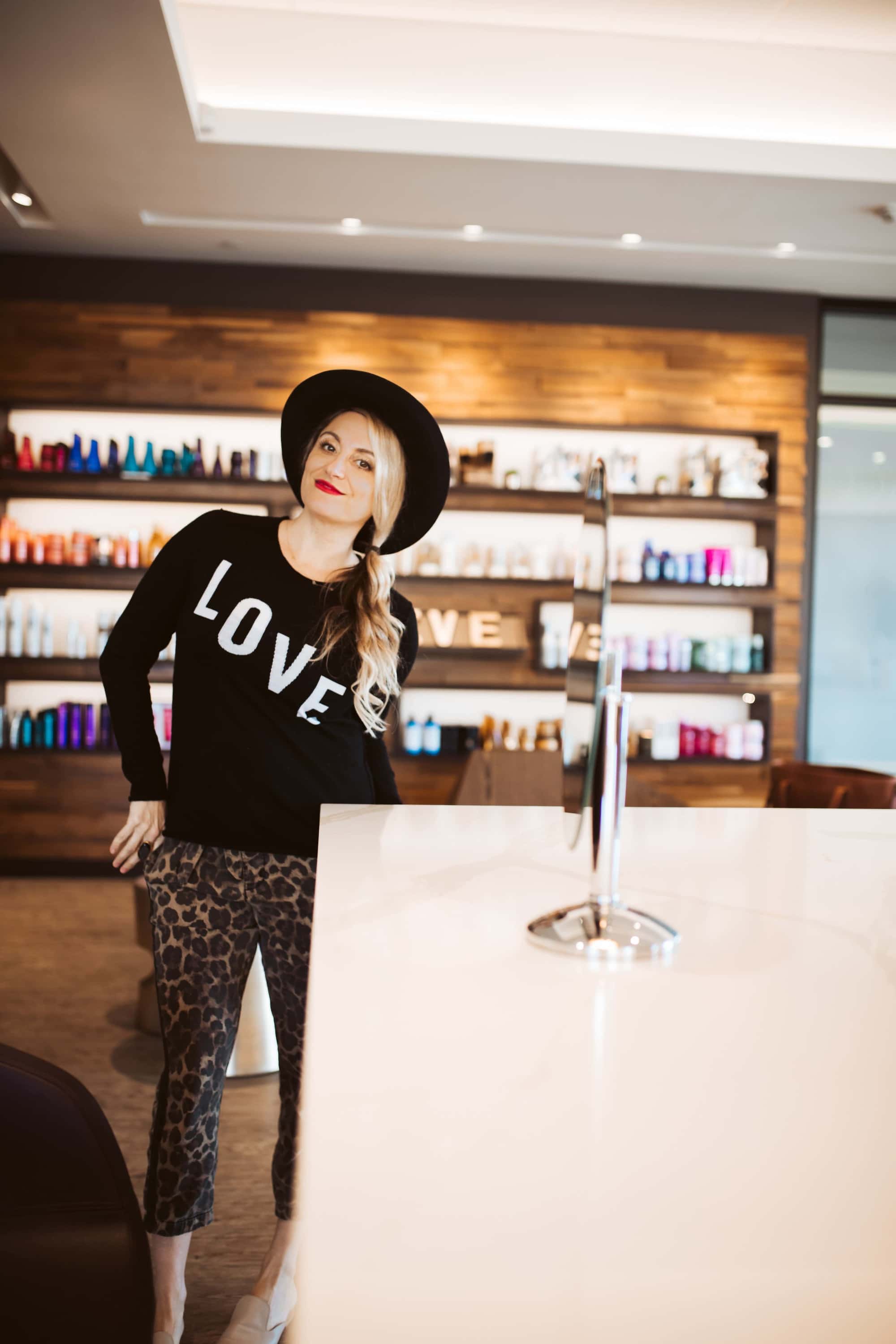 woman in salon