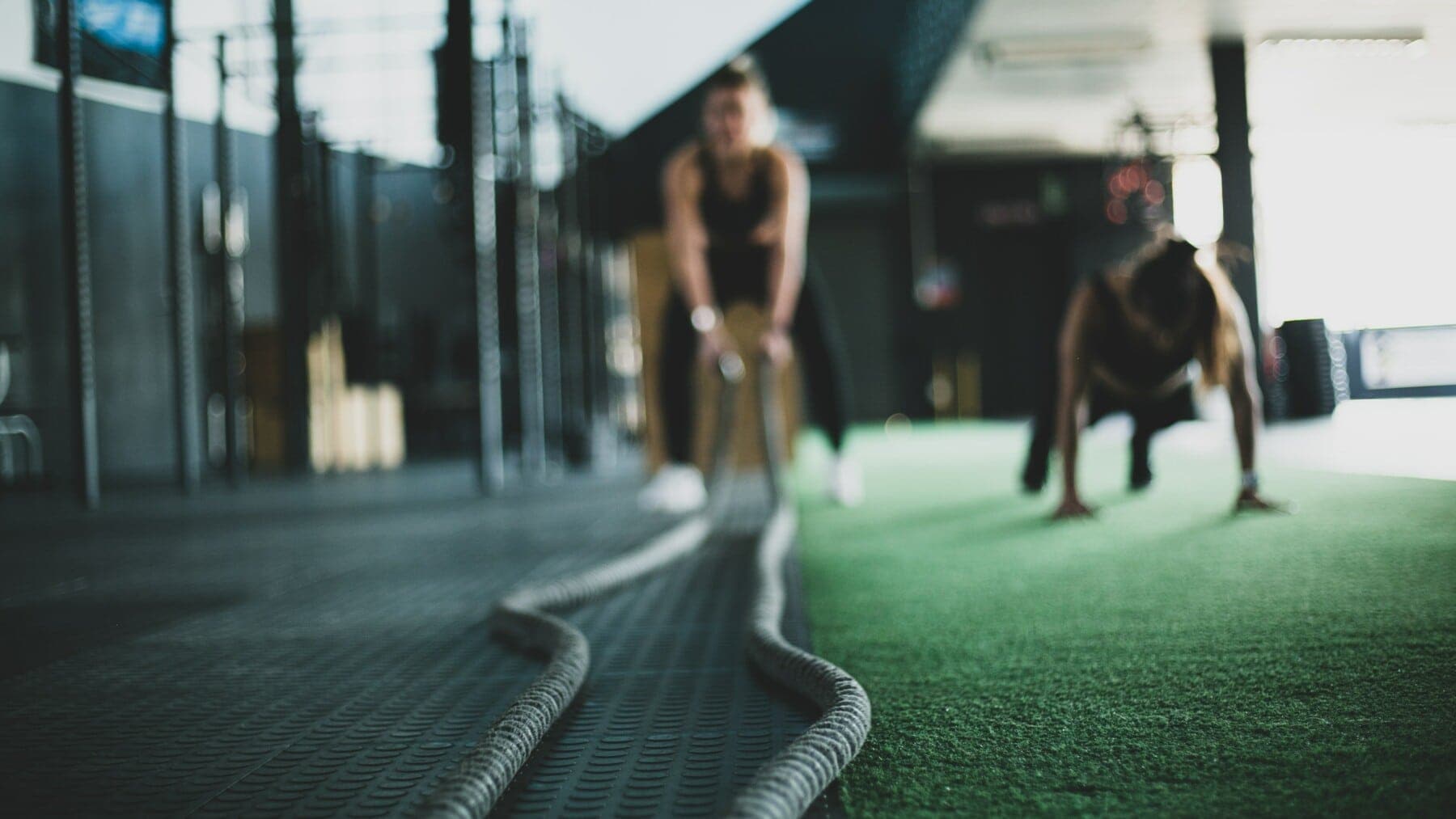 woman working out