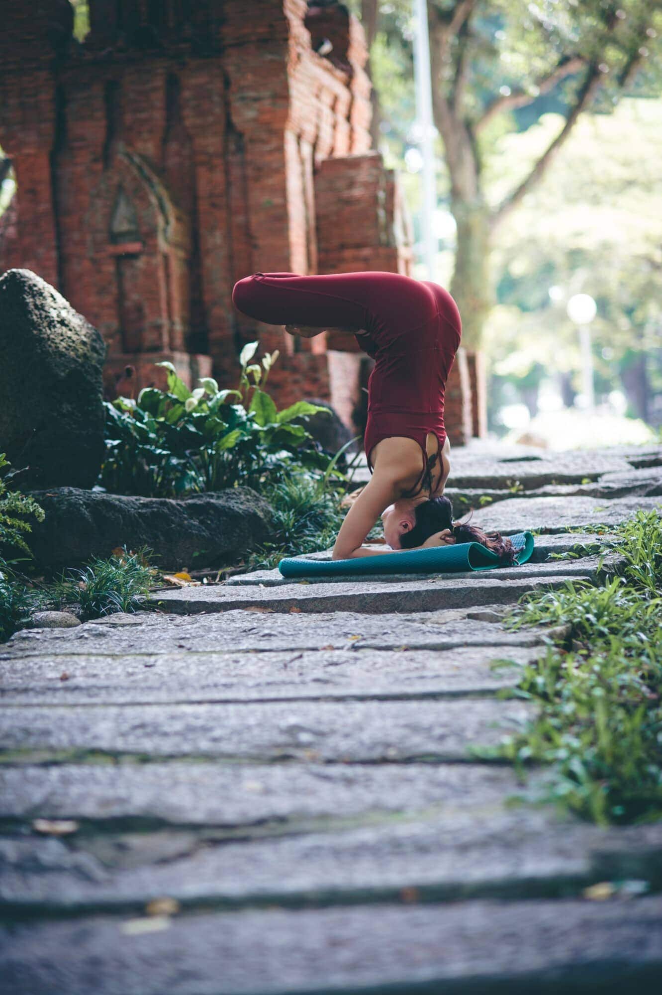 woman yoga