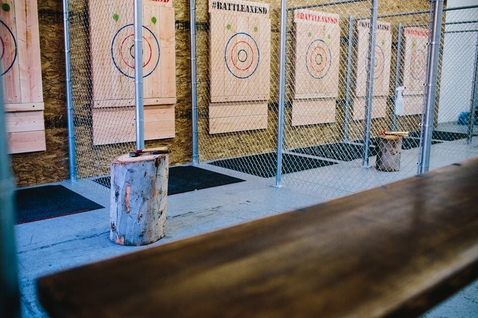 axe throwing range