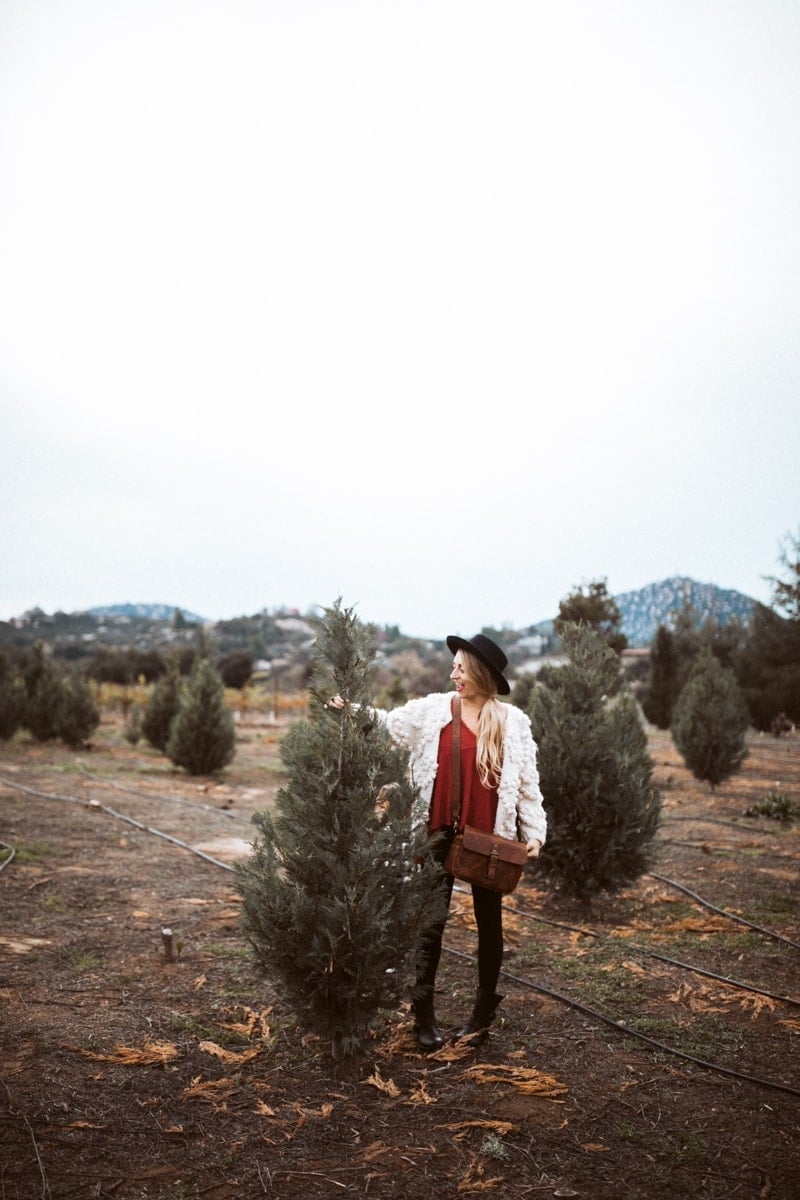 woman with tree