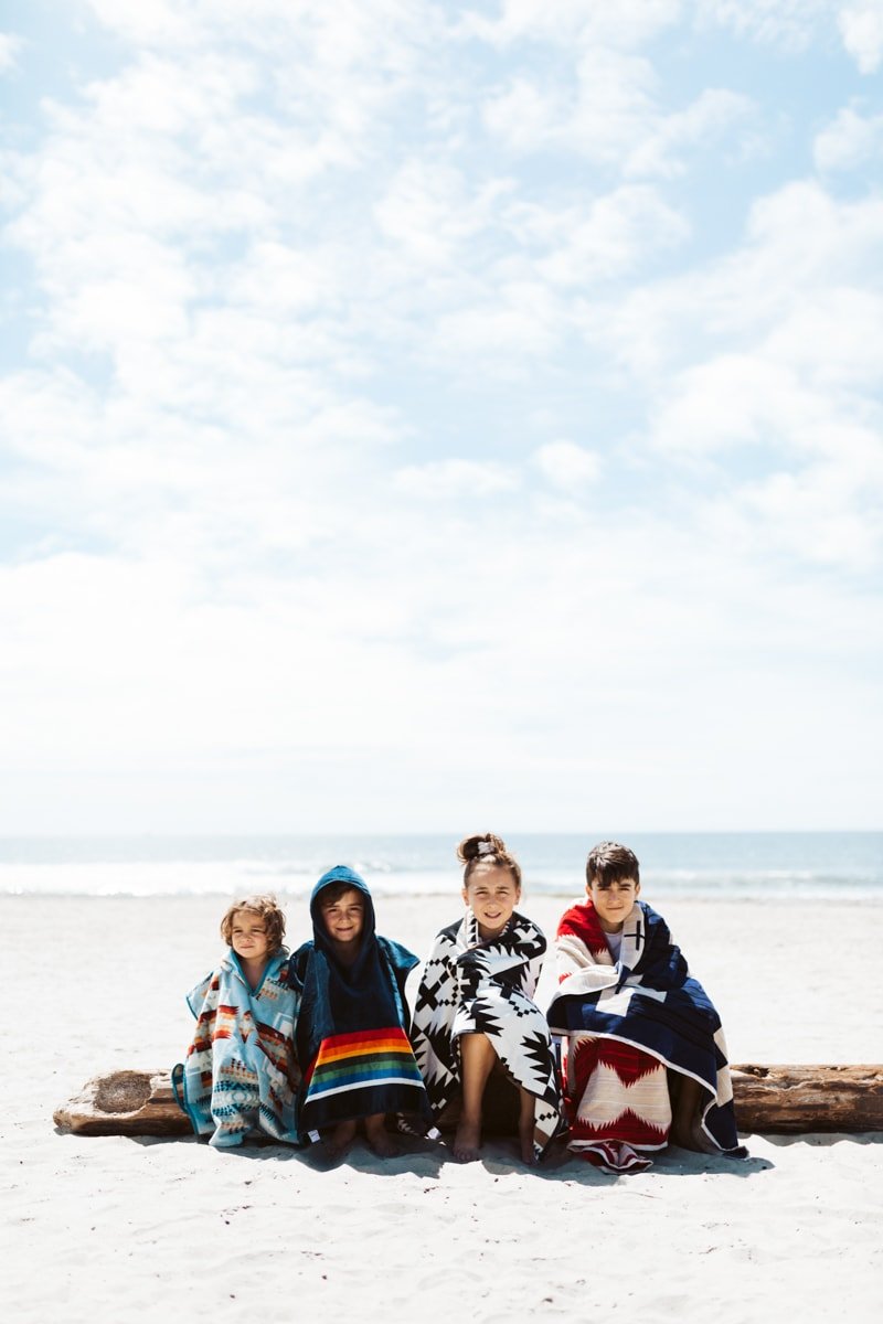 children at beach