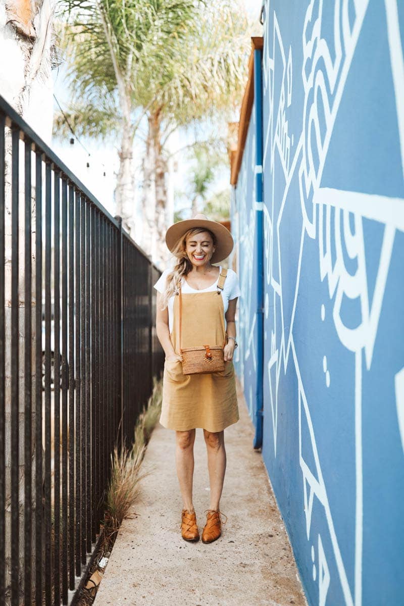 woman smiling