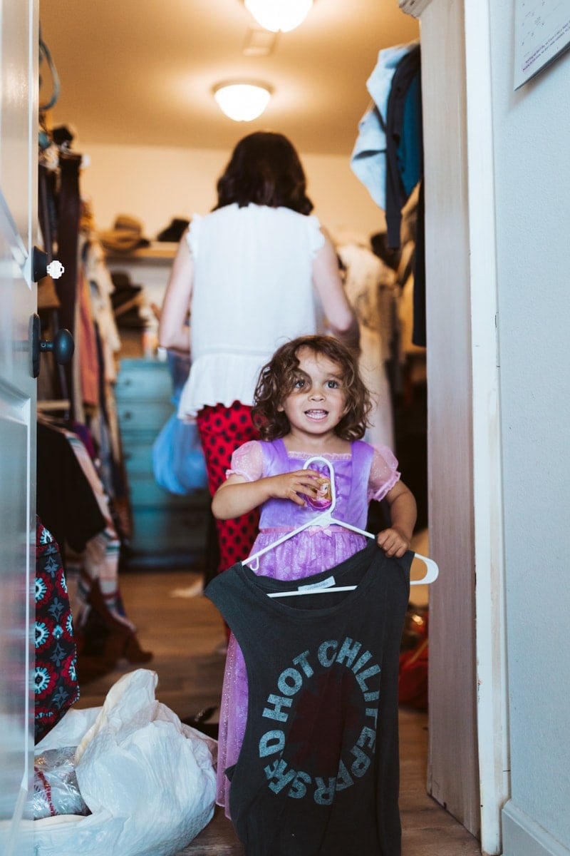 toddler closet