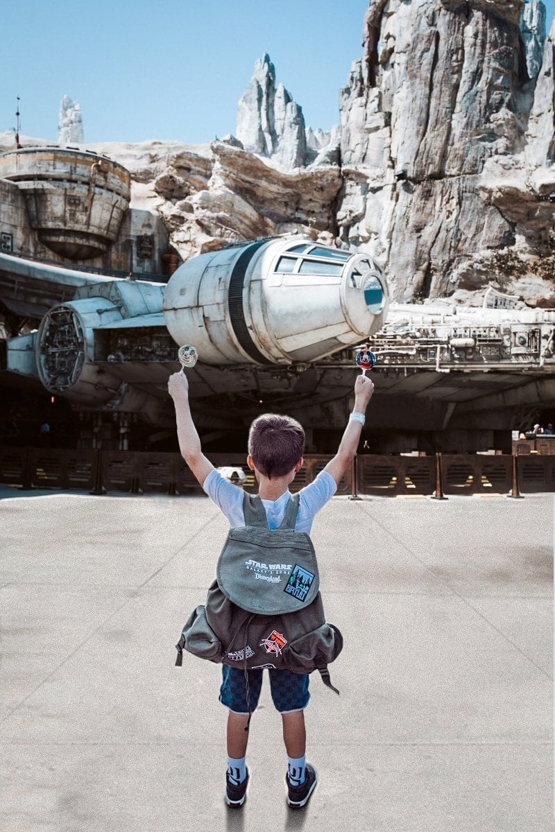 Boy At Galaxy's Edge