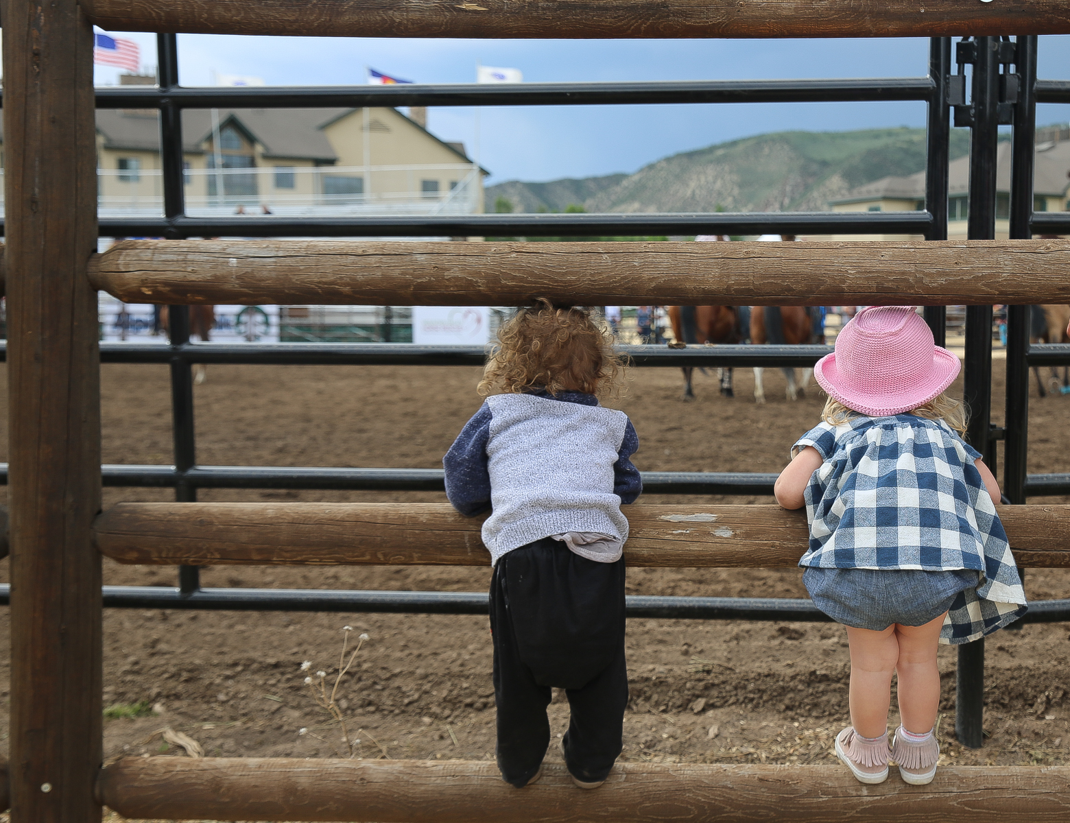 little boy and girl