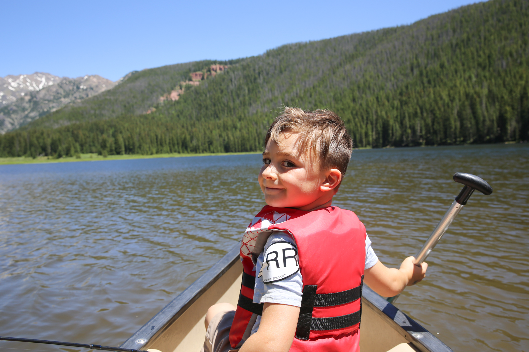 boy on a boat