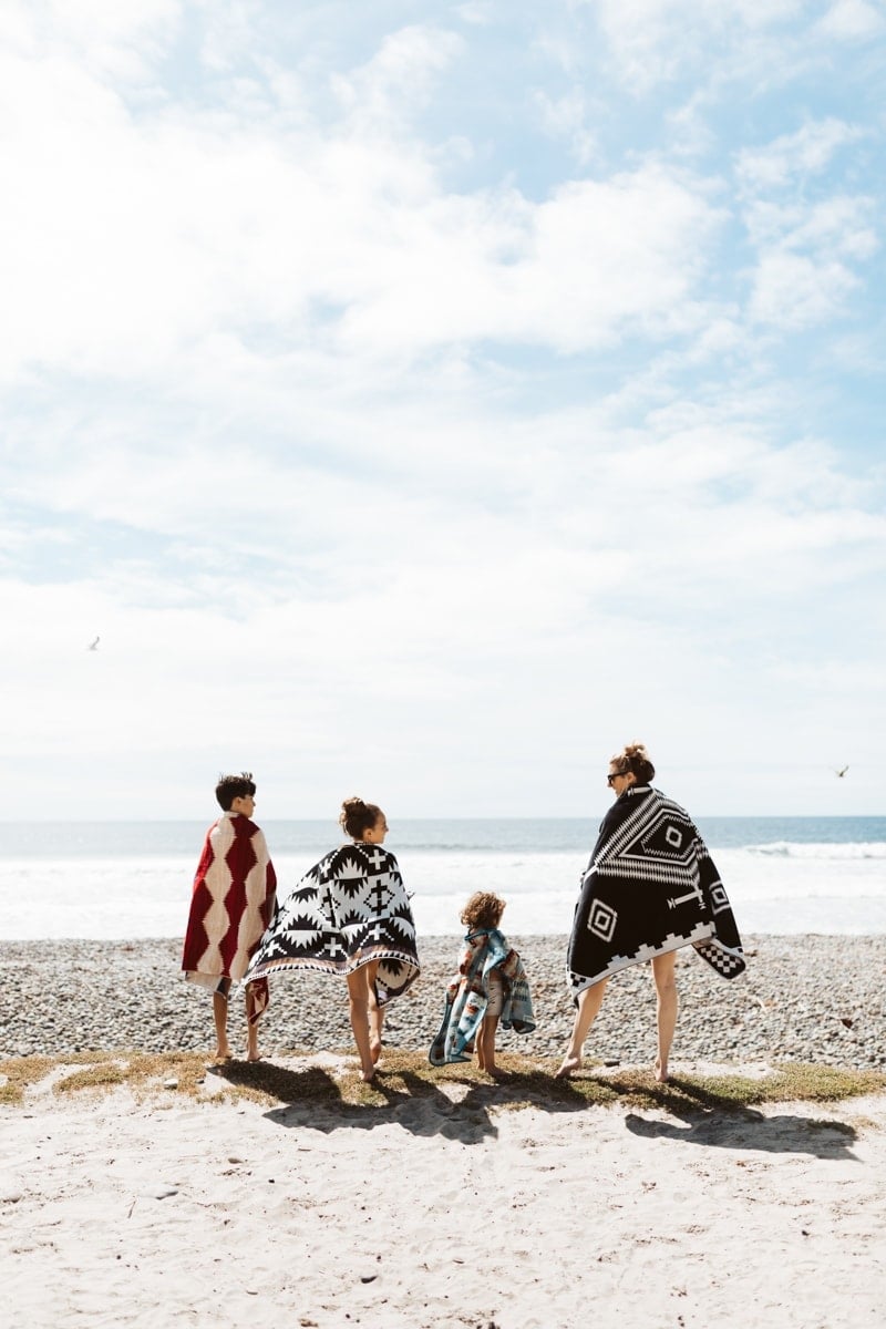 beach family