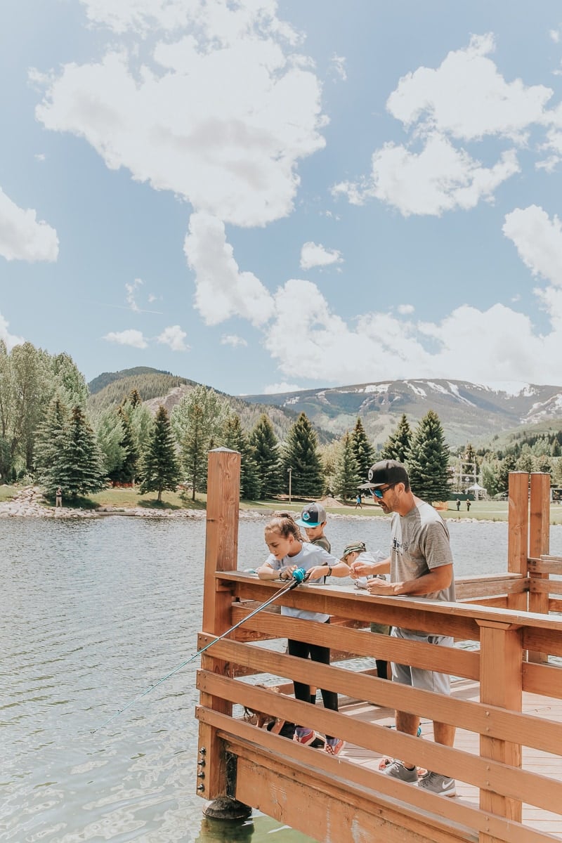 family fishing