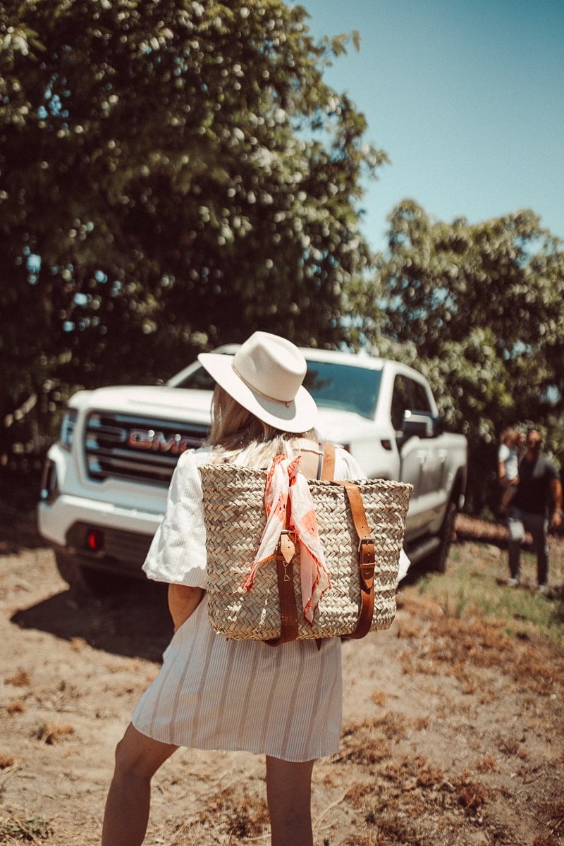 woman with bag