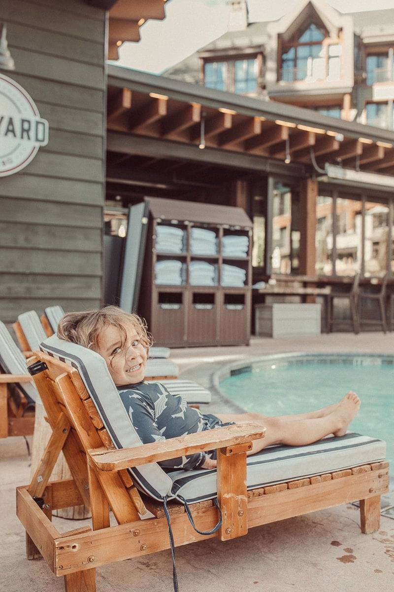 poolside toddler