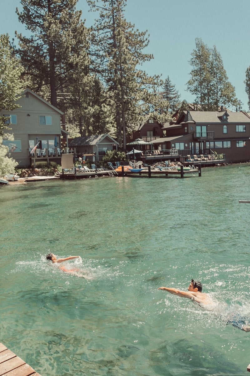 lake swimming