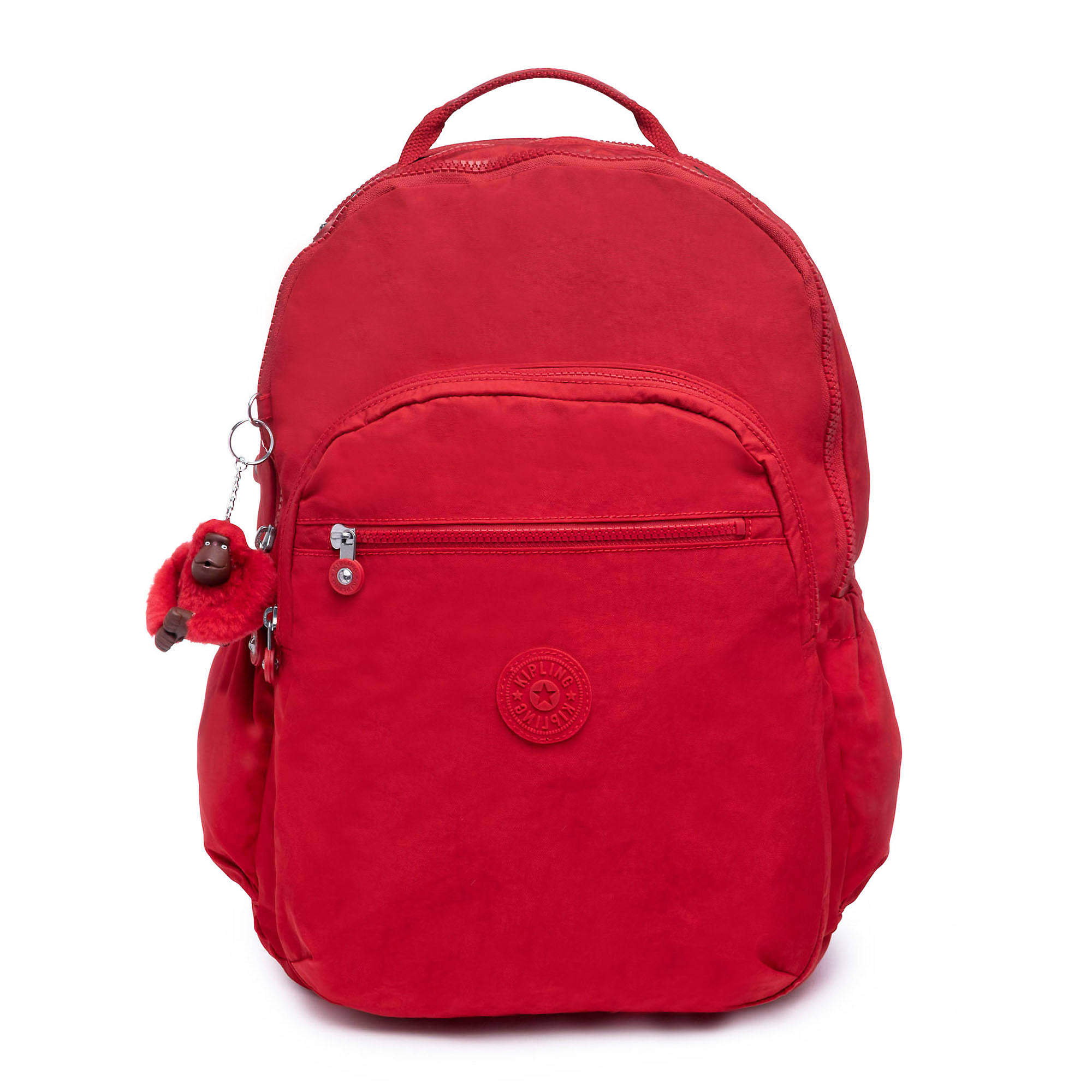 red backpack