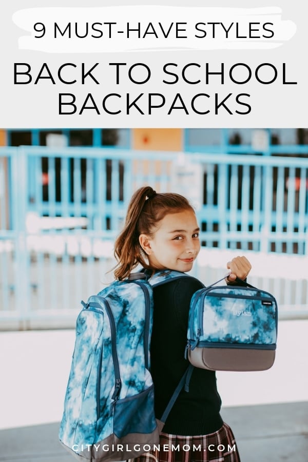 school girl backpack