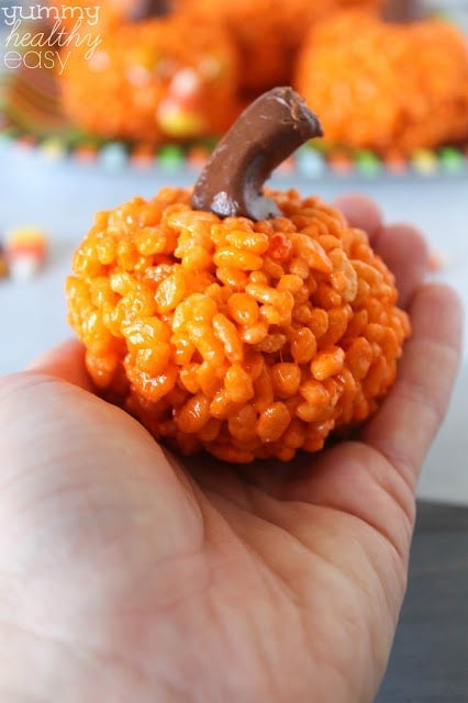 pumpkin rice kirspy treats