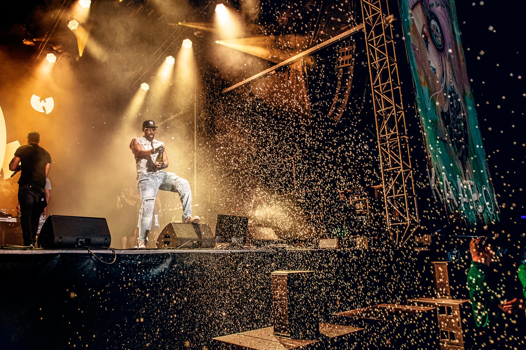 wu tang clan band onstage