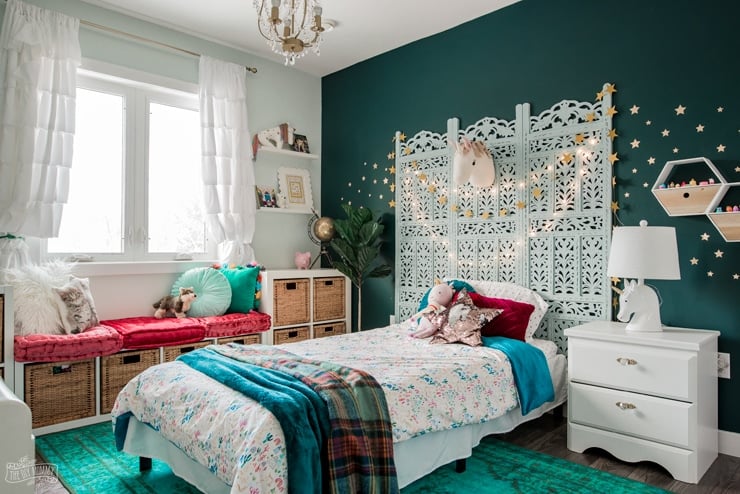 Teal kids hot sale bedroom