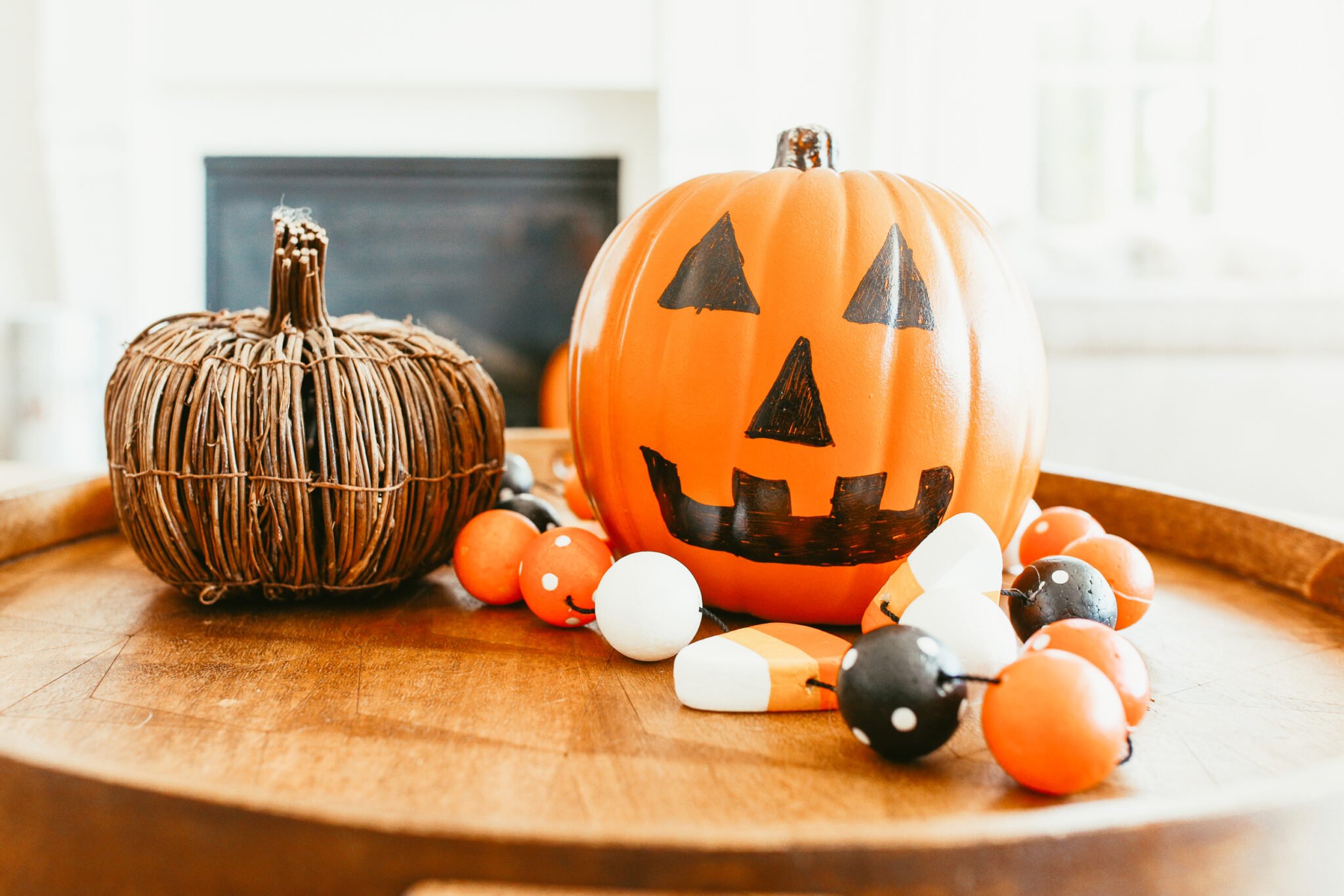 decorated pumpkins