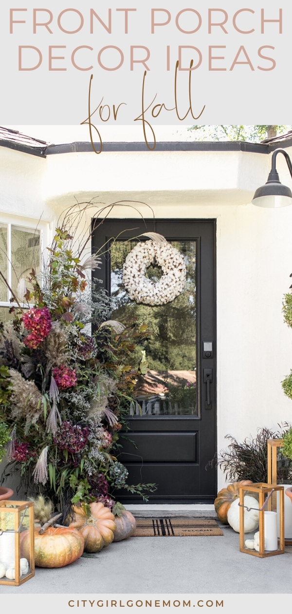 front porch decor fall