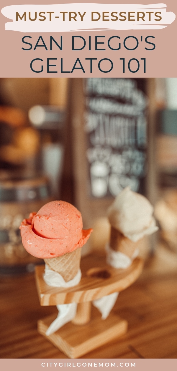 gelato ice cream cones