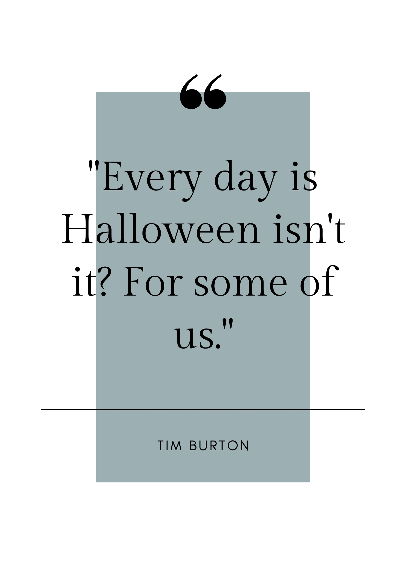 Tim Burton quote