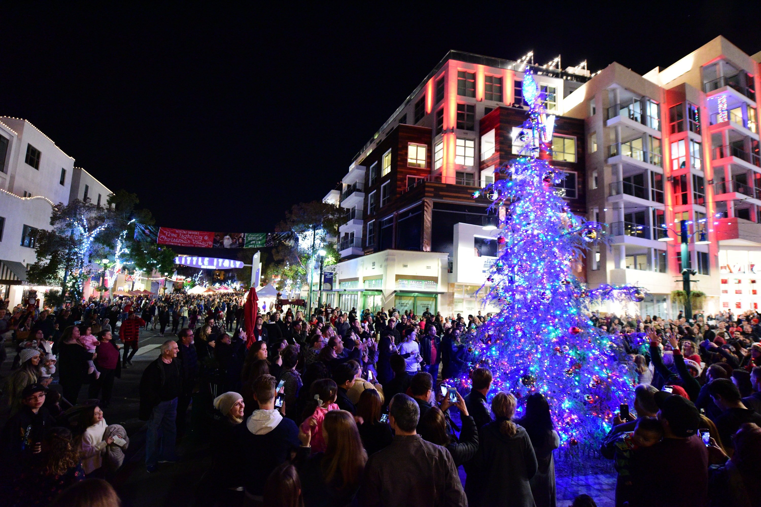 christmas tree lighting