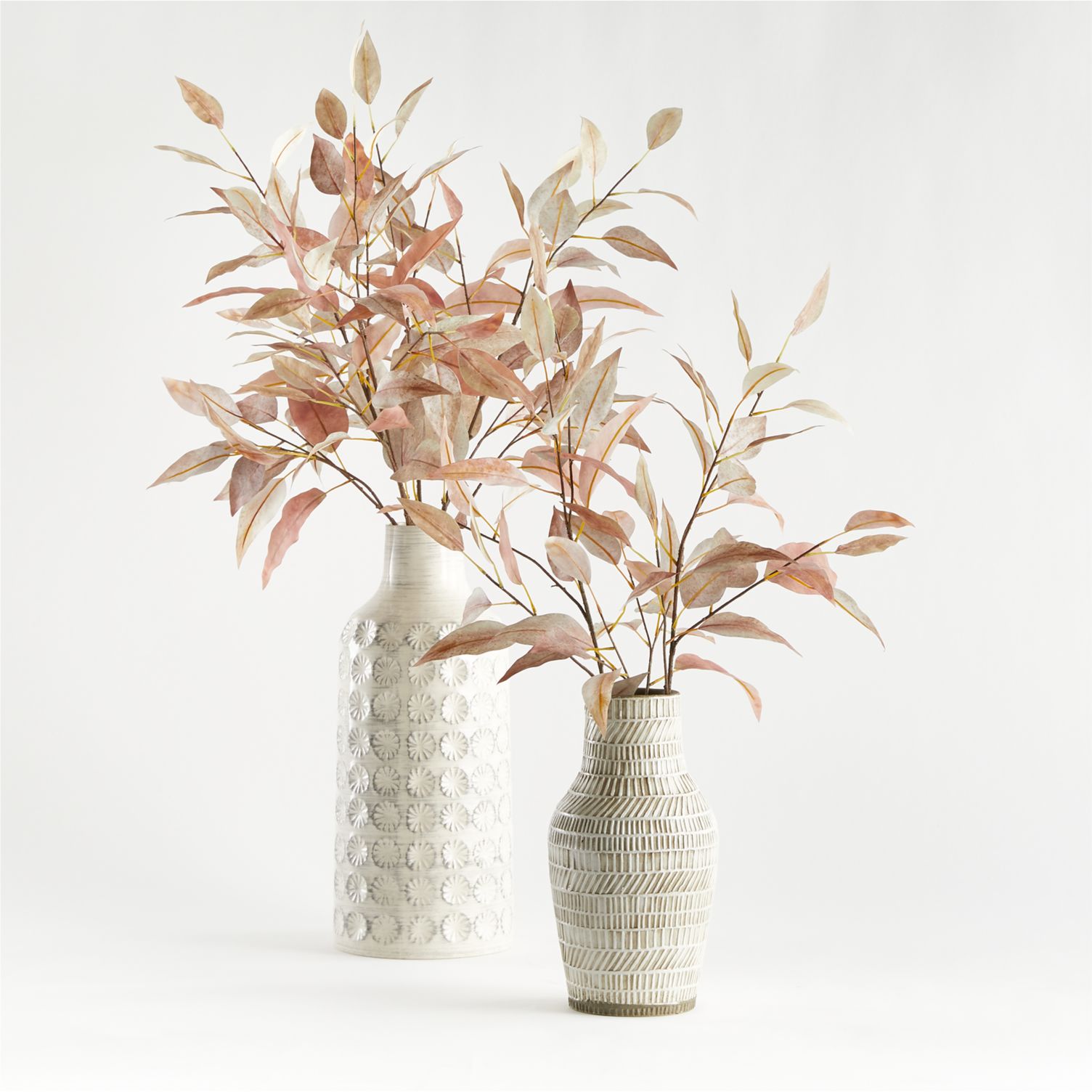 eucalyptus leaves in vase