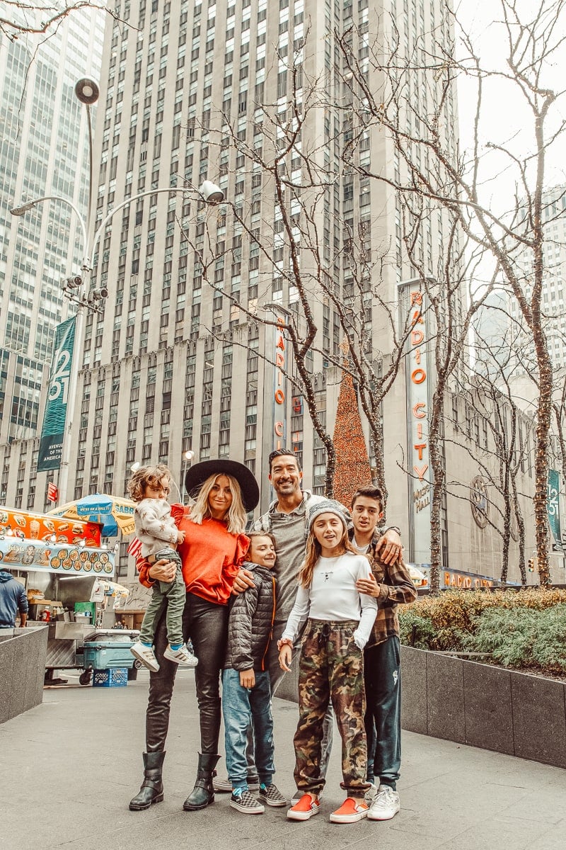 family at radio city music hall