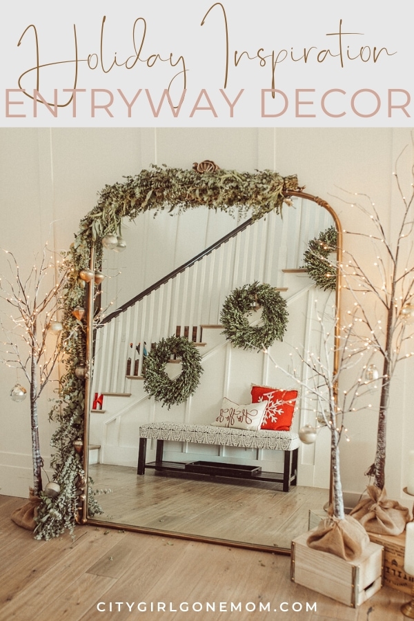 christmas entryway decor