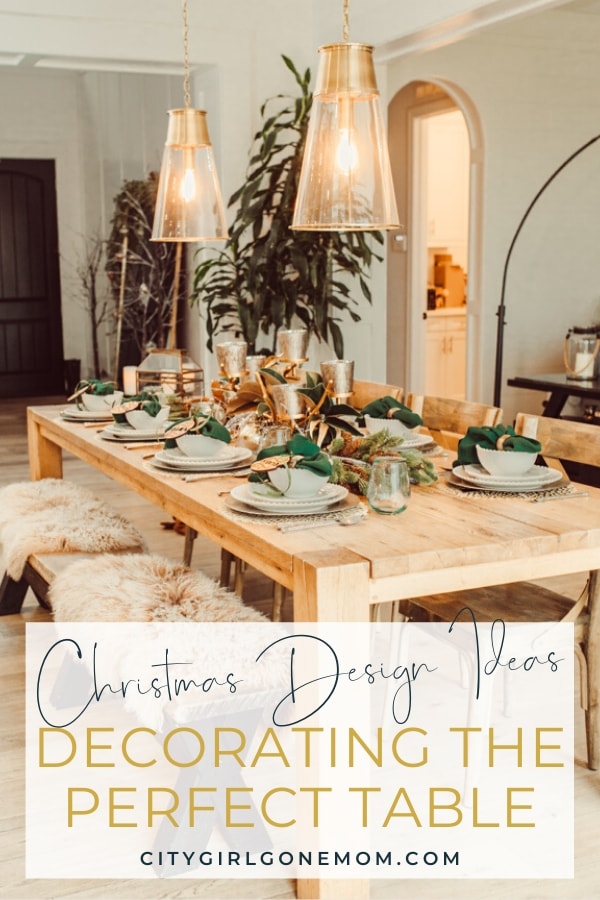 Rustic Christmas Table Ideas - Entertaining - Be Brave and Bloom