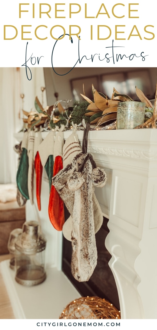 Christmas Fireplace Mantel