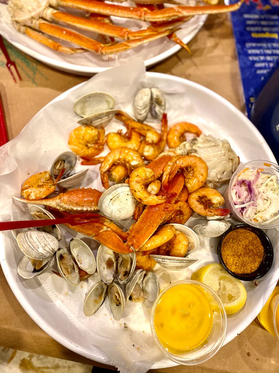 seafood plate