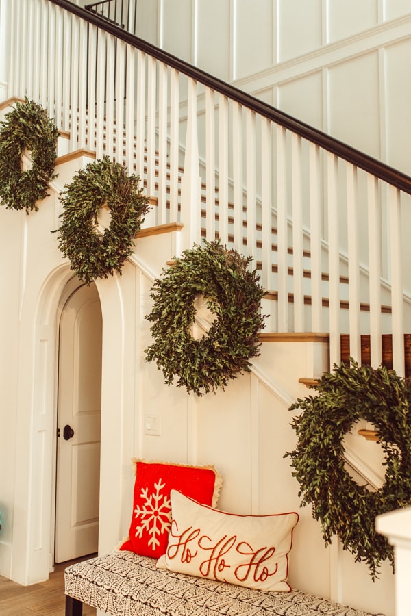 How to Decorate Your Entryway For the Holidays - City Girl Gone Mom