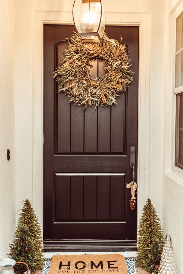 front door christmas wreath