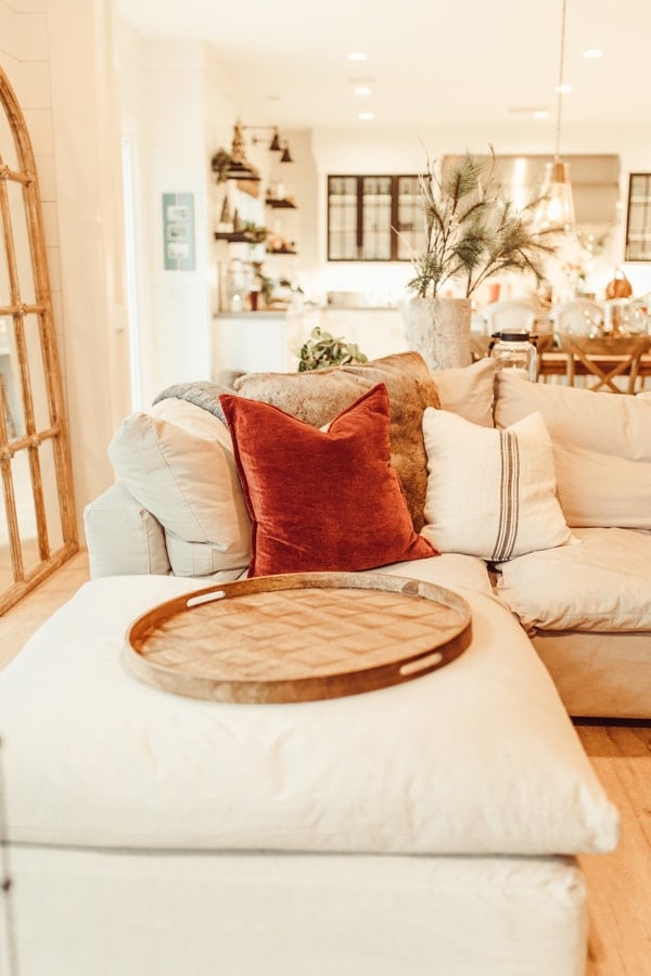 decorated living room