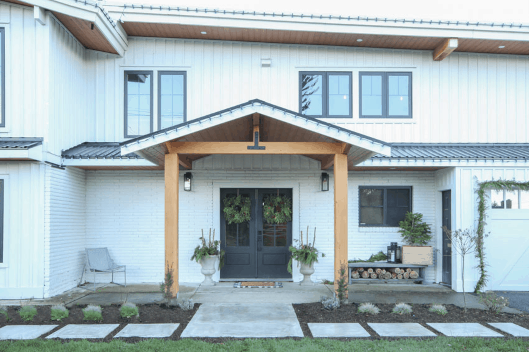 white modern farmhouse