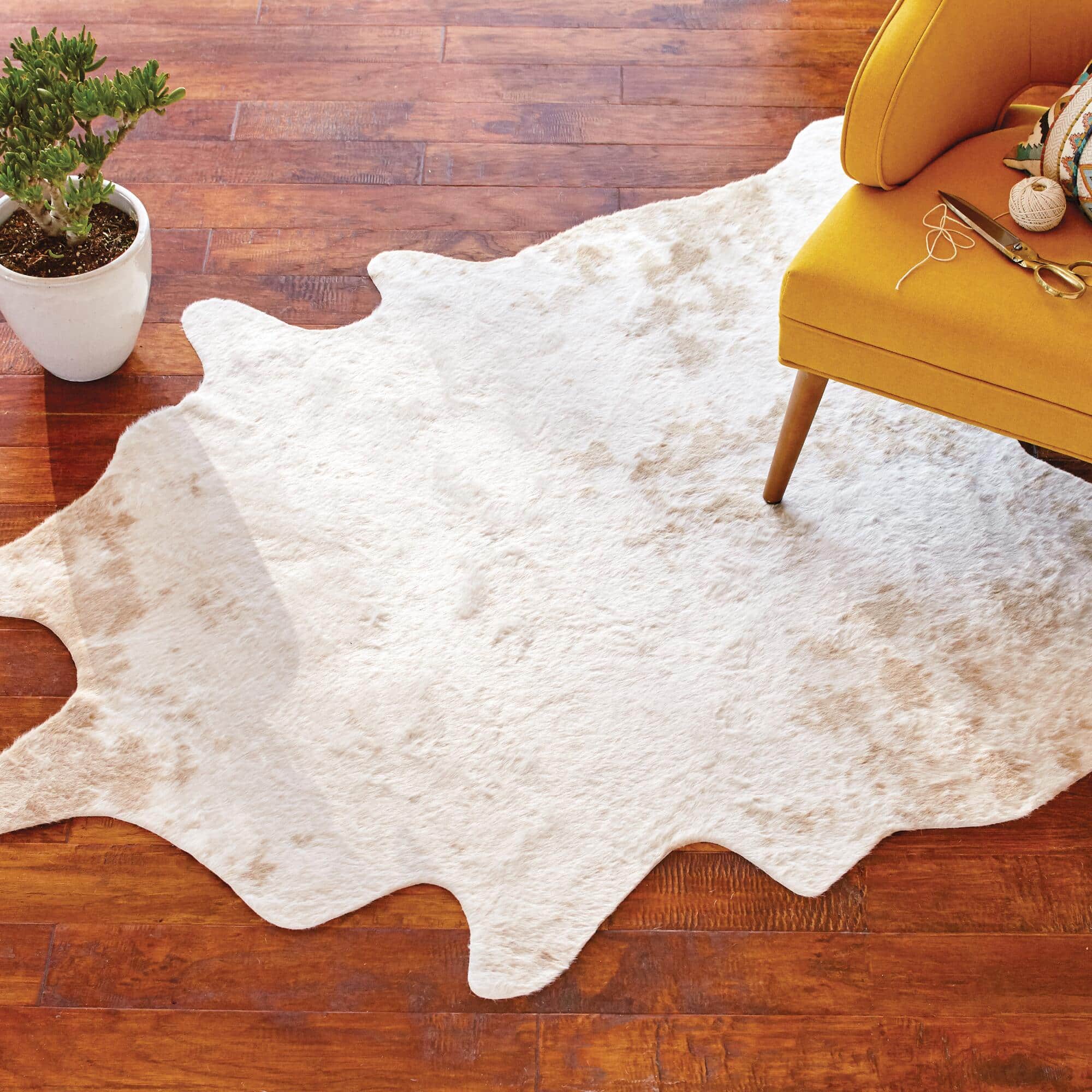 cowhide rug