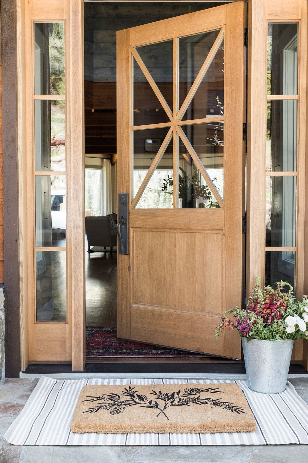 glass front door