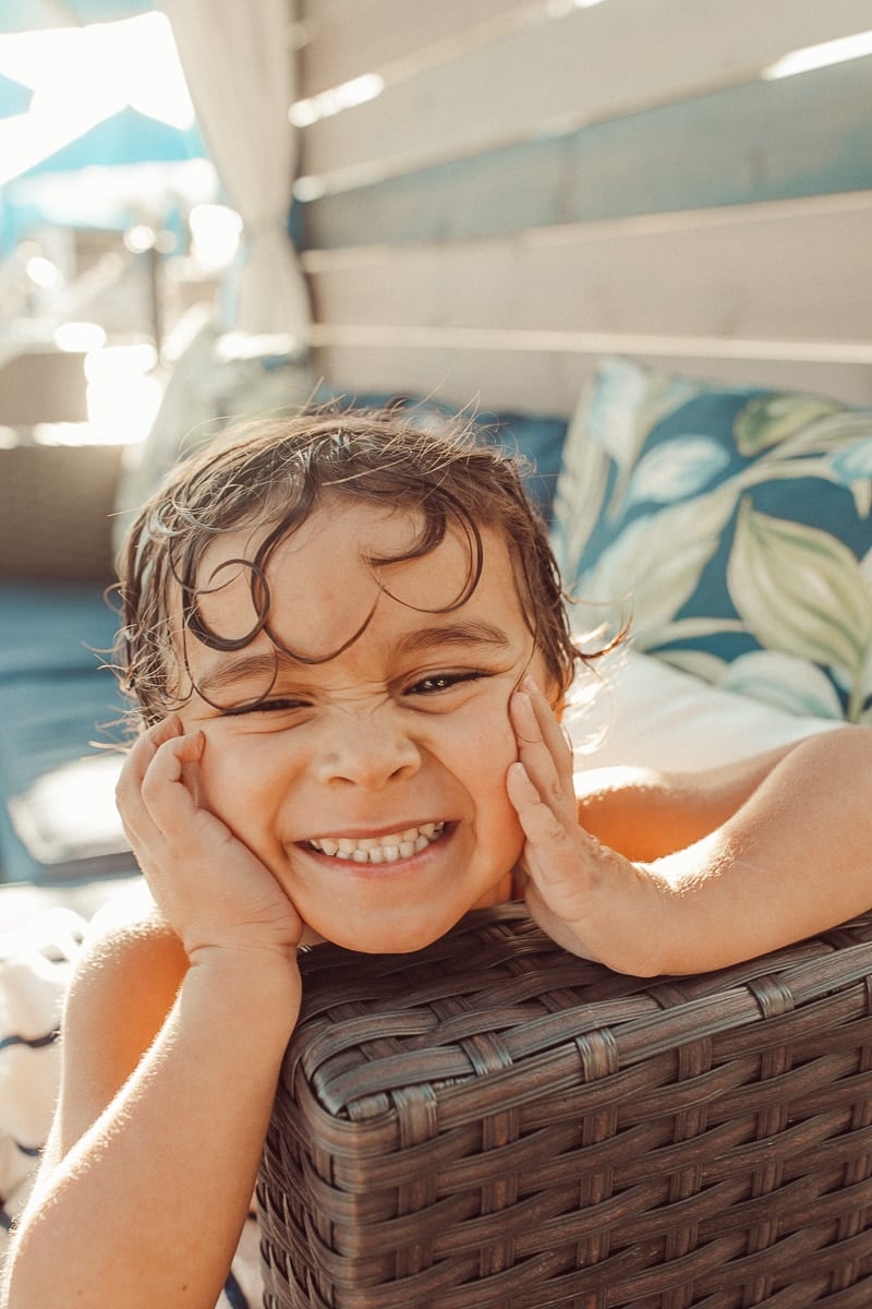 smiling toddler