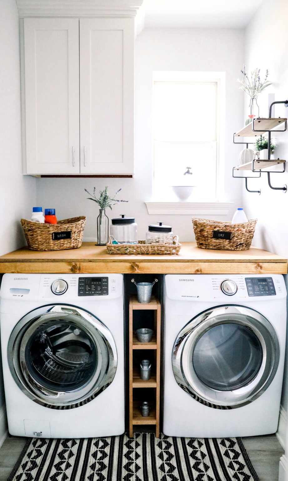 12 Amazing Farmhouse Ideas for the Laundry Room - City Girl Gone Mom