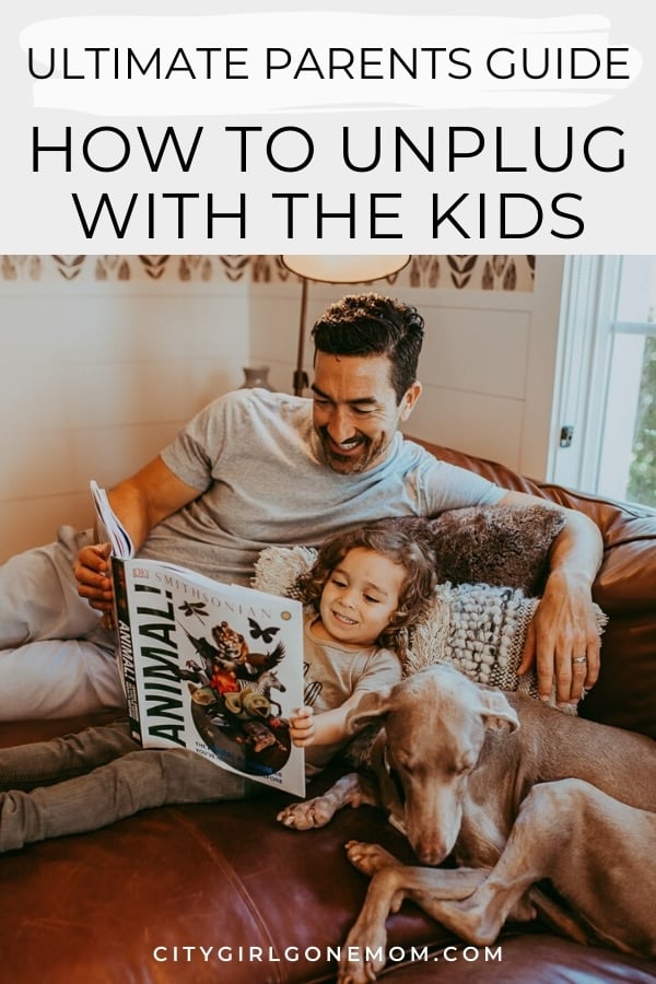 son and dad reading