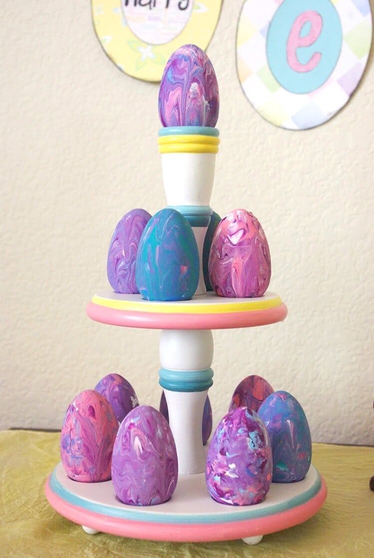 decorated easter eggs