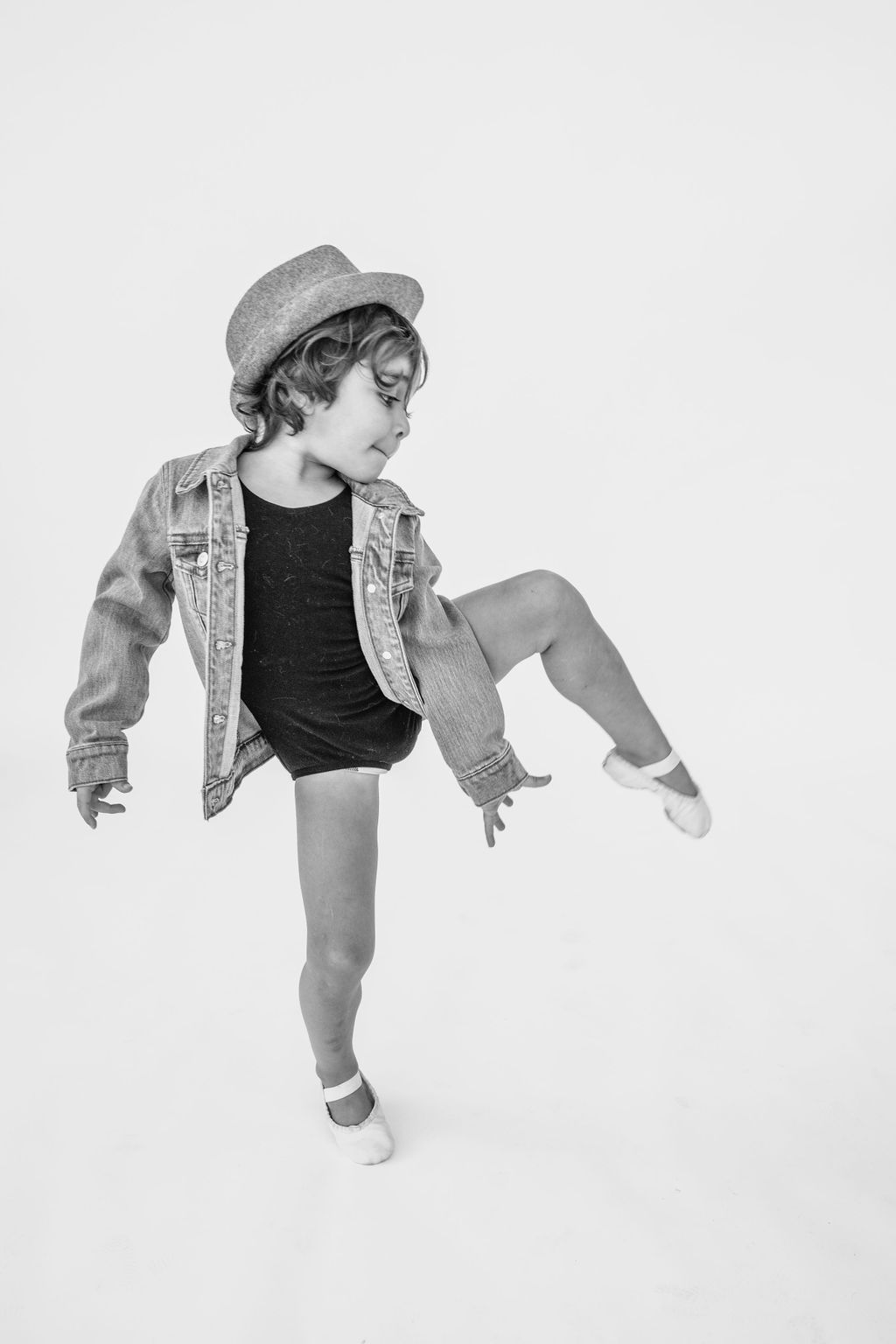 little boy dancing