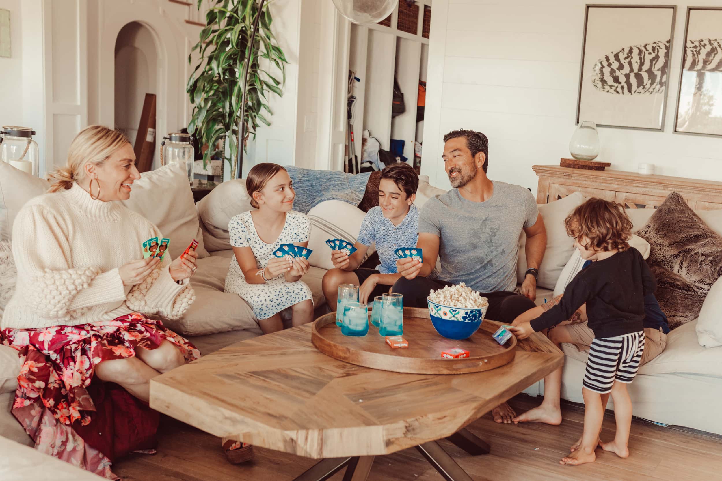 family playing games