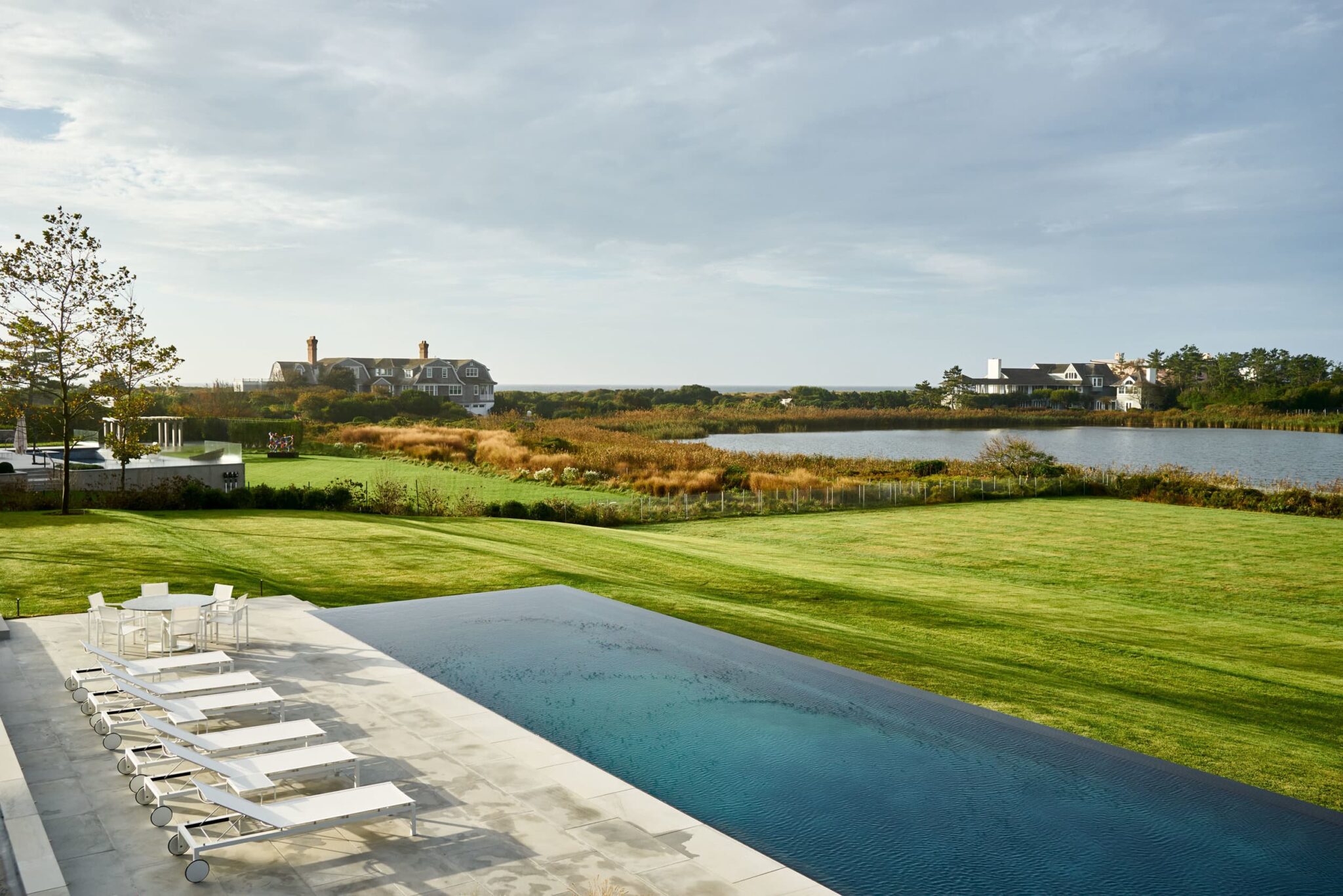 Hamptons backyard