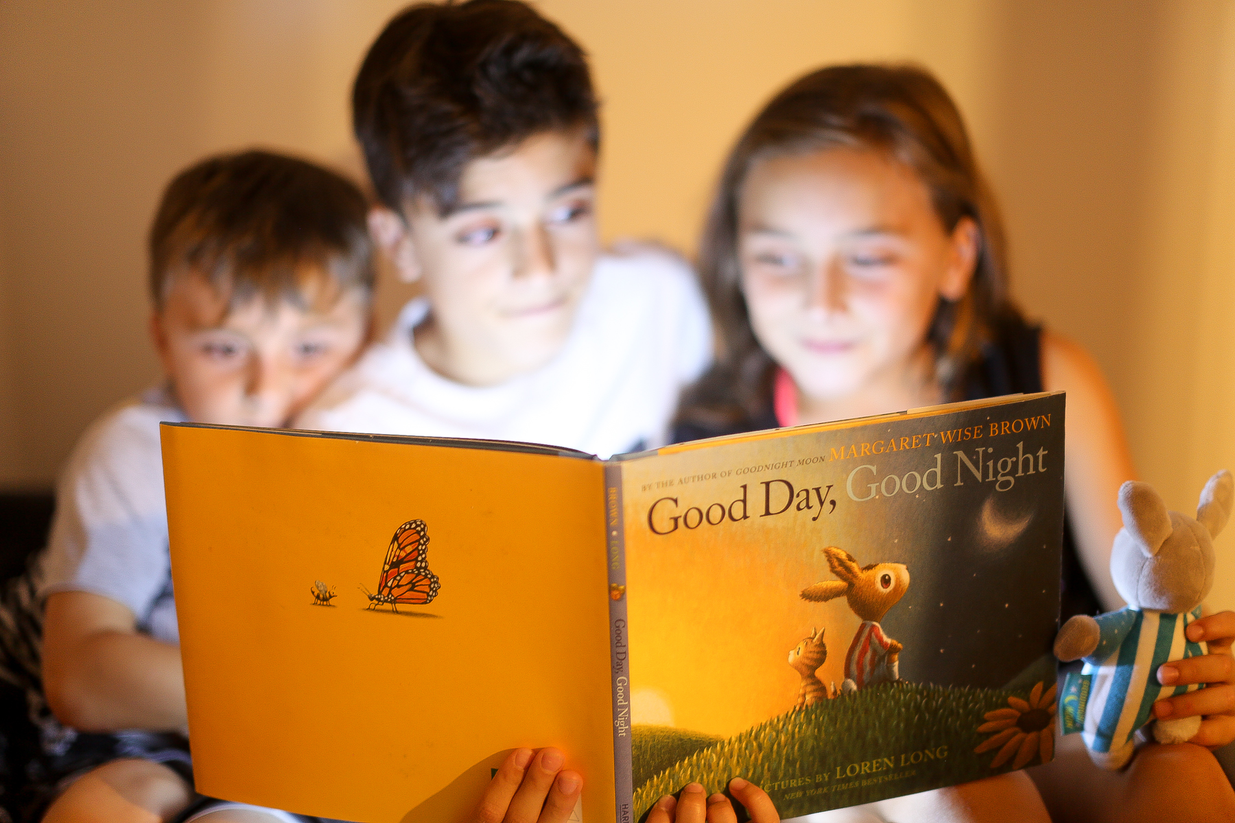 kids reading a storybook
