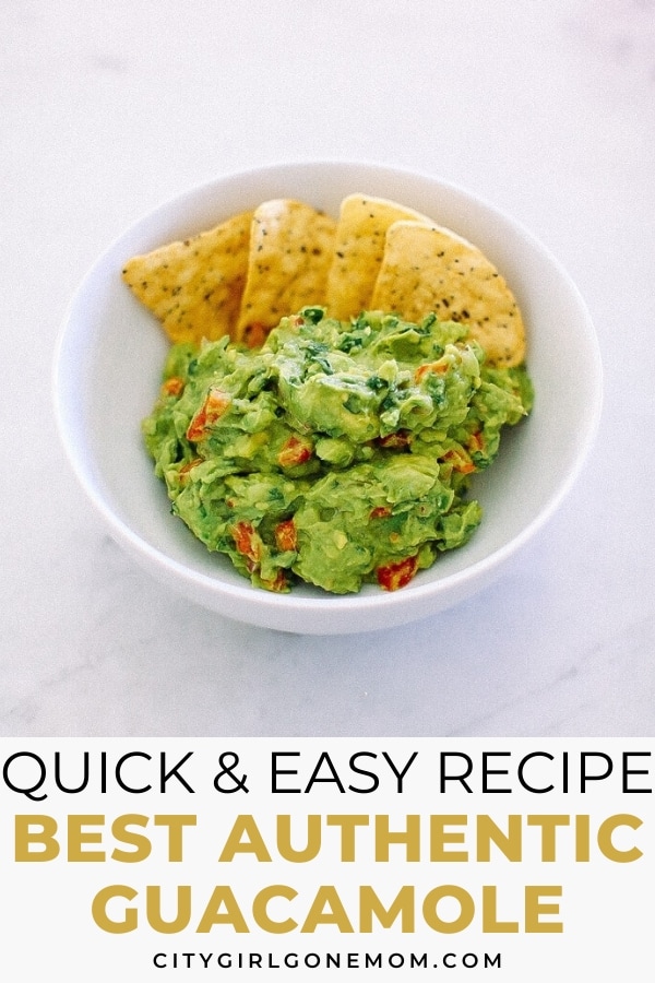 guacamole and chips