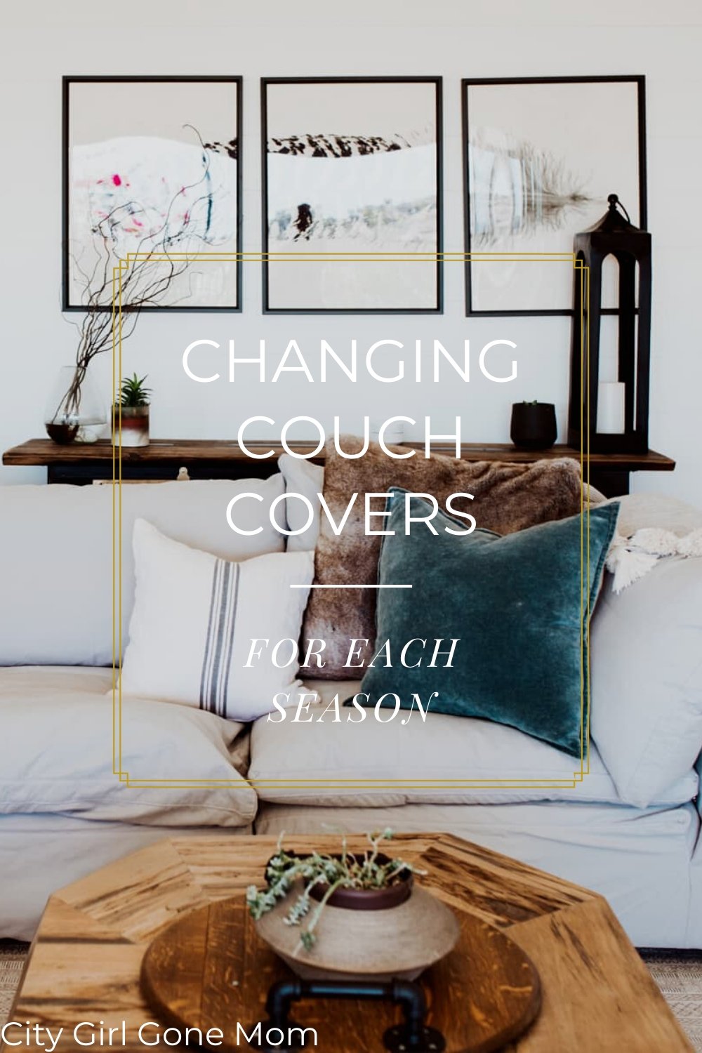 couch with pillows